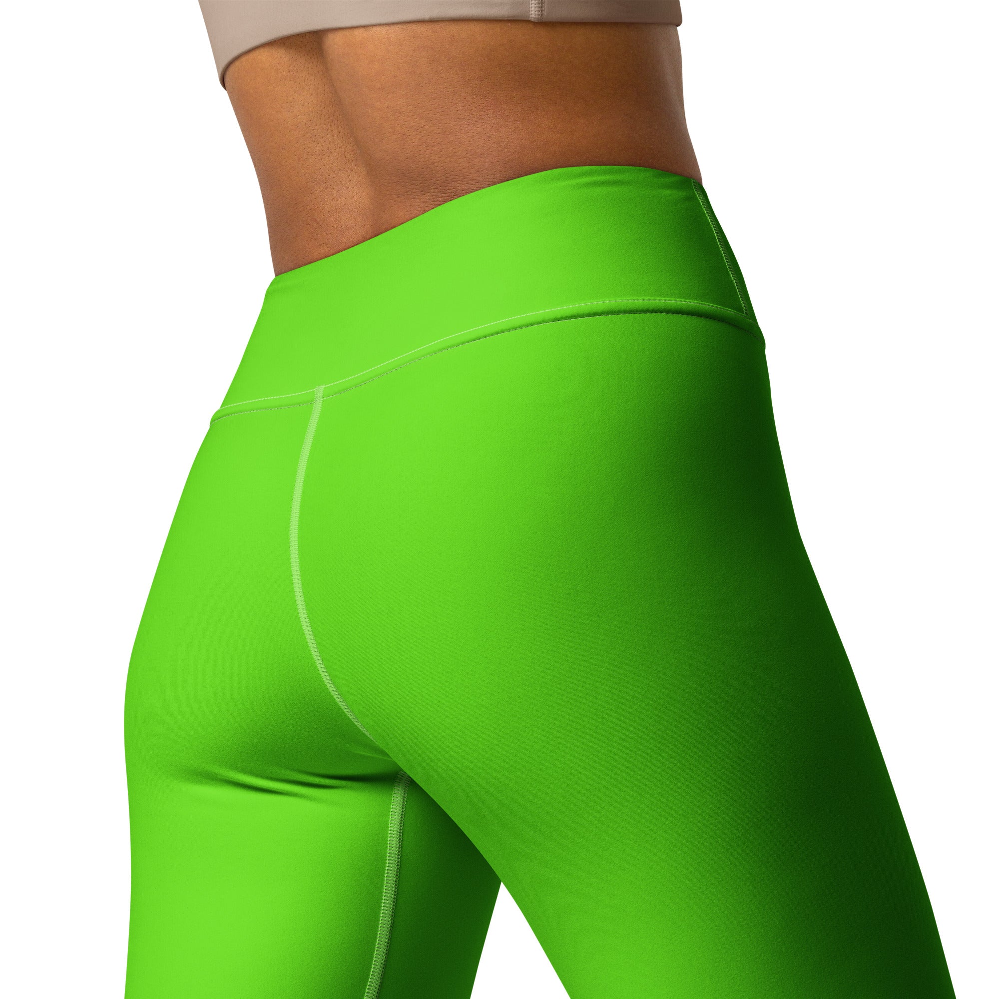 Neon Lime Yoga Leggings